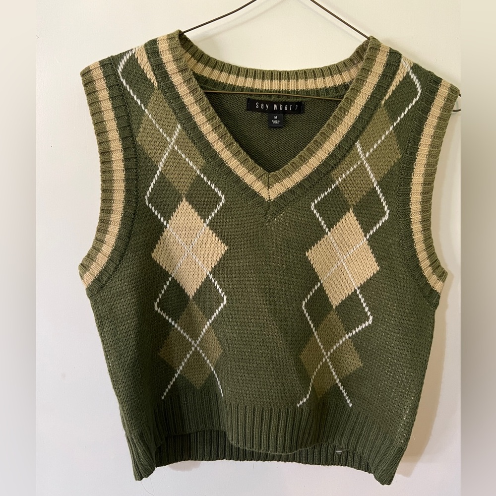 Say What? Sweater Vest